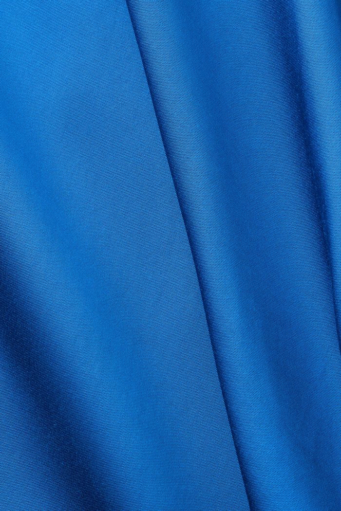 Satiininen midihame, BRIGHT BLUE, detail image number 4
