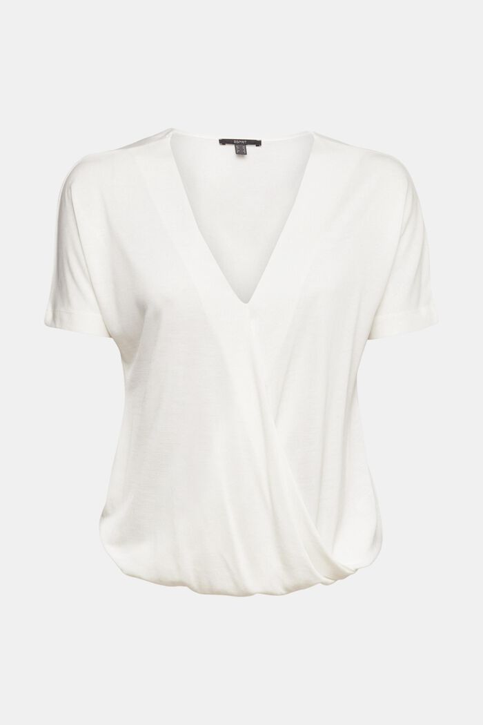 Kietaisumallinen t-paita, OFF WHITE, detail image number 6