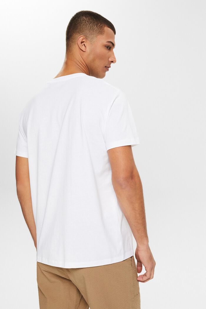 Jersey-t-paita printillä, WHITE, detail image number 5