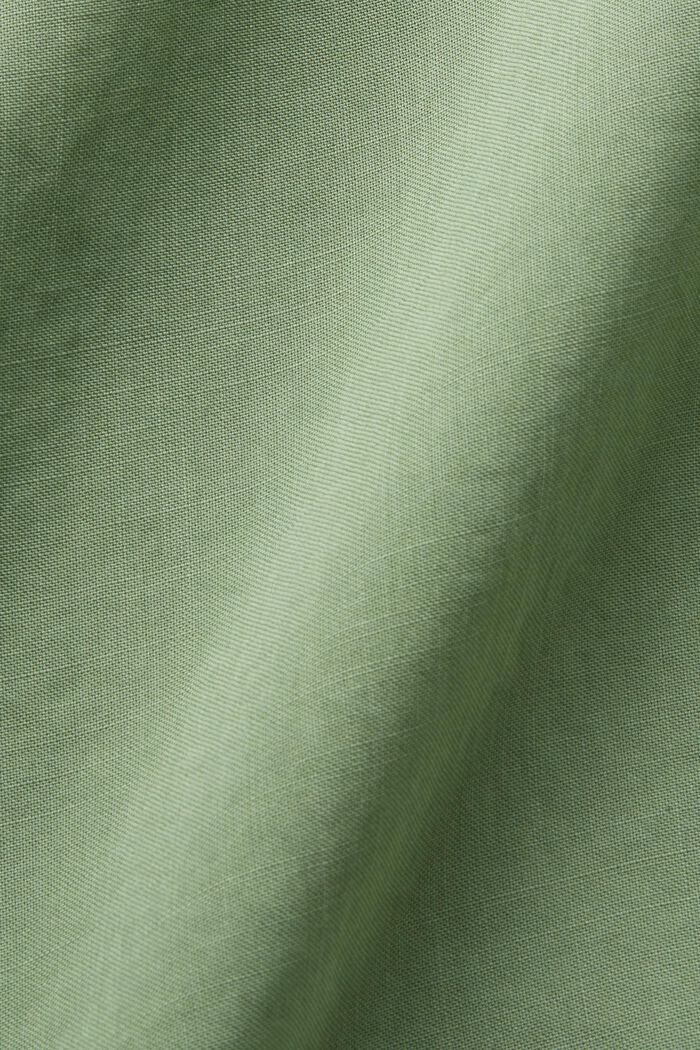 Hihaton pusero joustavalla kauluksella, PALE KHAKI, detail image number 4