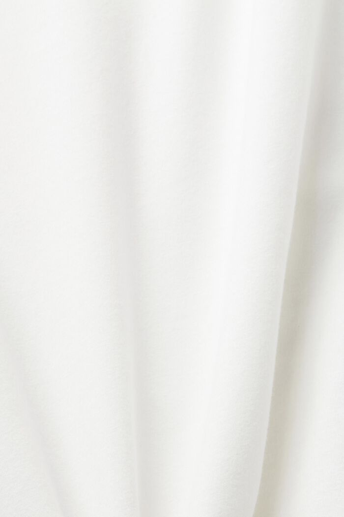 Pitkähihainen paita epäsymmetrisellä pääntiellä, OFF WHITE, detail image number 4