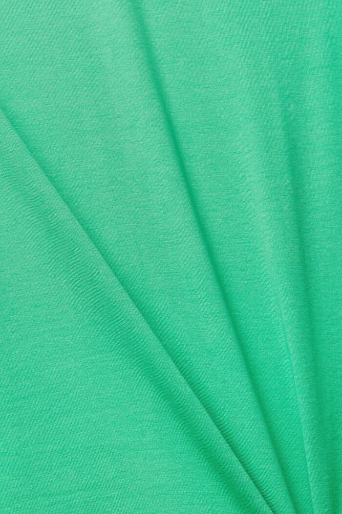 Pystykauluksellinen T-paita, GREEN, detail image number 6
