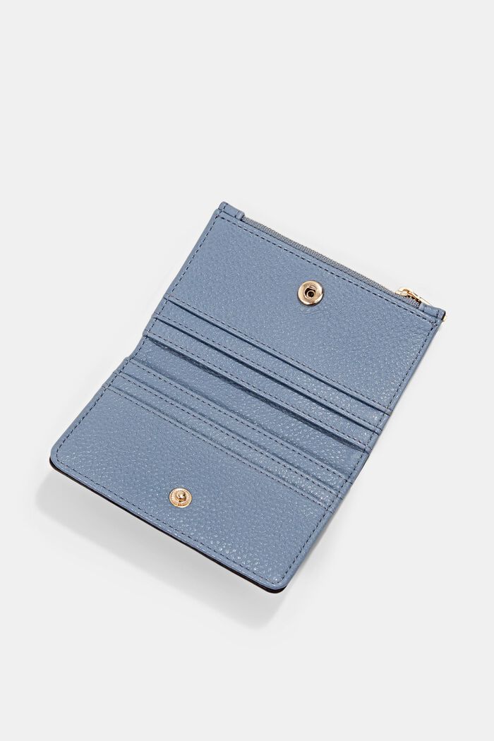 Vegaanista: pieni lompakko tekonahkaa, LIGHT BLUE, detail image number 3