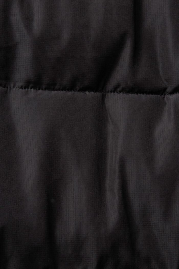 Pitkä toppatakki, BLACK, detail image number 4