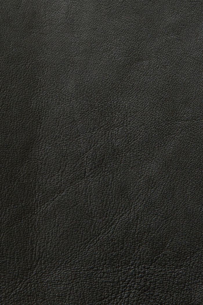 Oversize-paitatakki nahkaa, KHAKI GREEN, detail image number 4