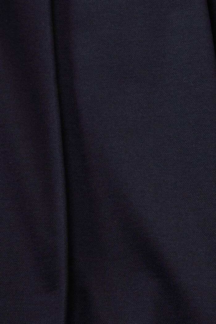 Leveälahkeiset housut, DARK BLUE, detail image number 6