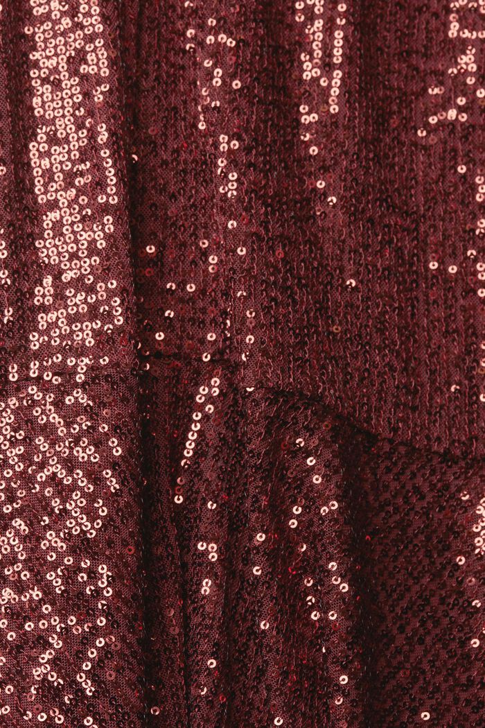 Dresses knitted, BORDEAUX RED, detail image number 4