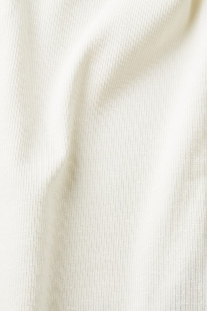 Ribbipintainen neulepusero, OFF WHITE, detail image number 6