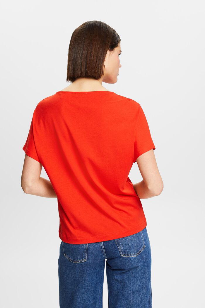 T-paita etupainatuksella jerseytä, RED, detail image number 2