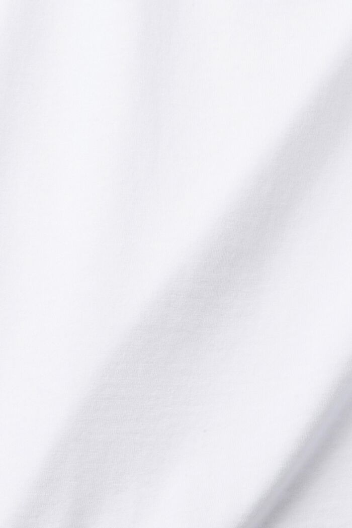 2 kpl: perus-t-paita luomupuuvillasekoitetta, WHITE, detail image number 7