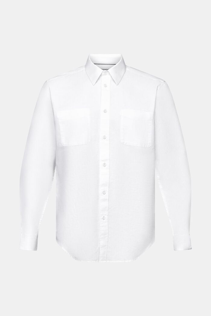 Pitkähihainen paita, WHITE, detail image number 6