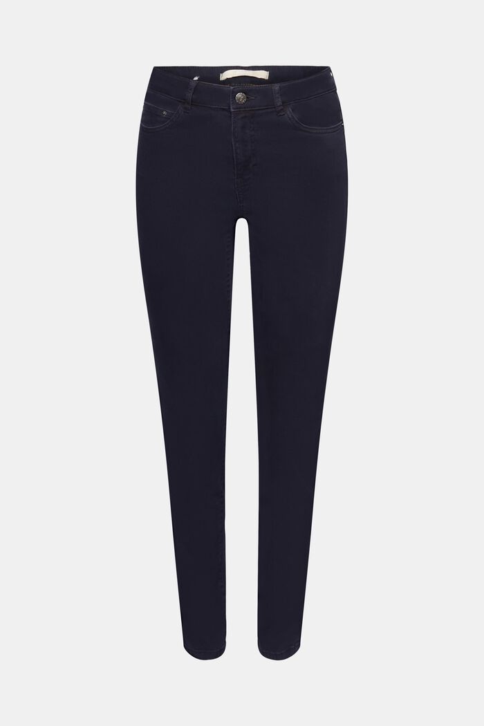 Mid-rise skinny fit -housut, NAVY, detail image number 7