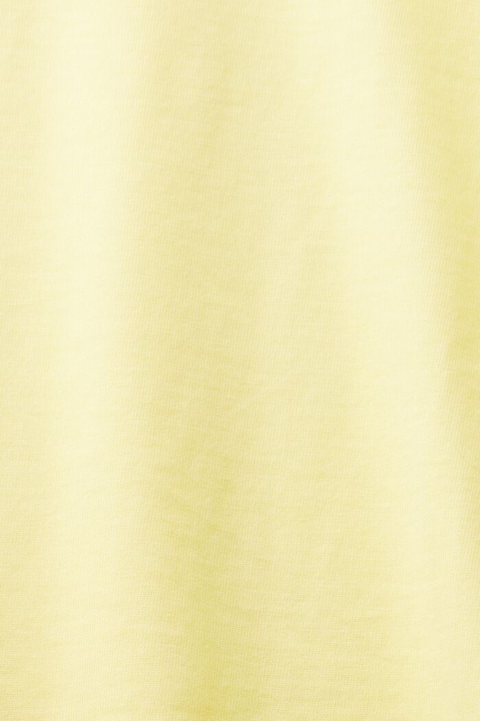 Painettu unisex T-paita pima-puuvillaa, PASTEL YELLOW, detail image number 7