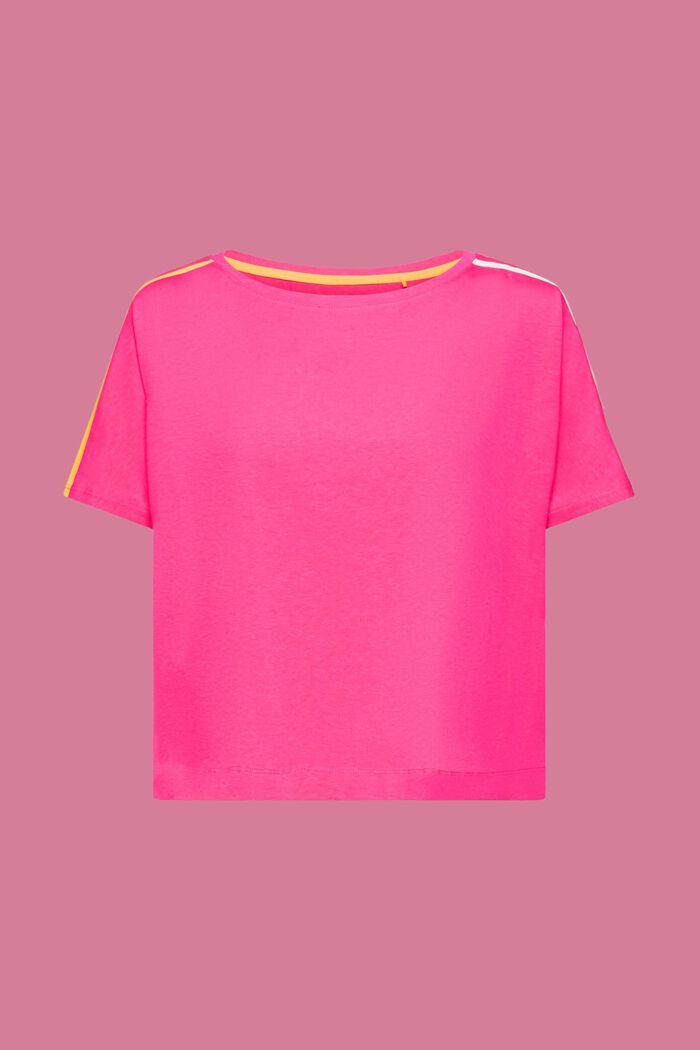 Vajaapituinen T-paita, PINK FUCHSIA, detail image number 5