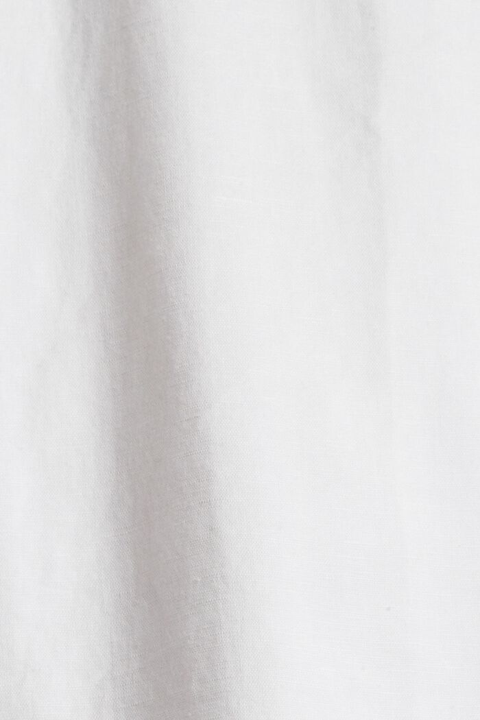 Oversize-pusero pellavasekoitetta, WHITE, detail image number 1