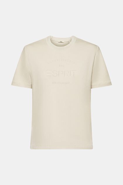 T-paita brodeeratulla logolla luomupuuvillaa