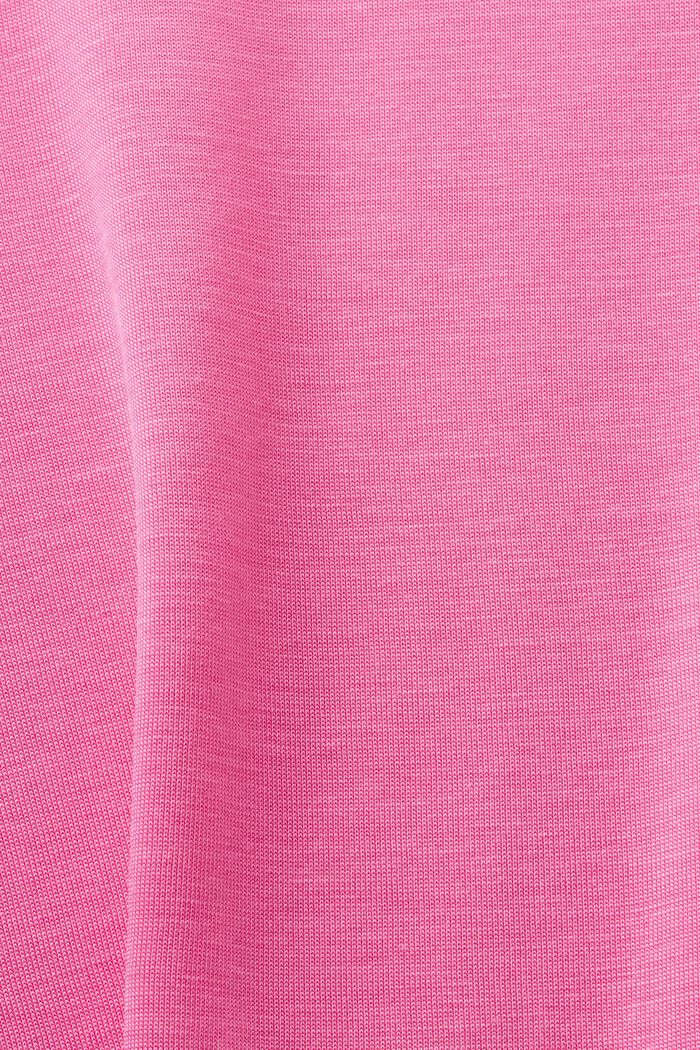 Pitkähihainen poolopaita jerseytä, PINK FUCHSIA, detail image number 5
