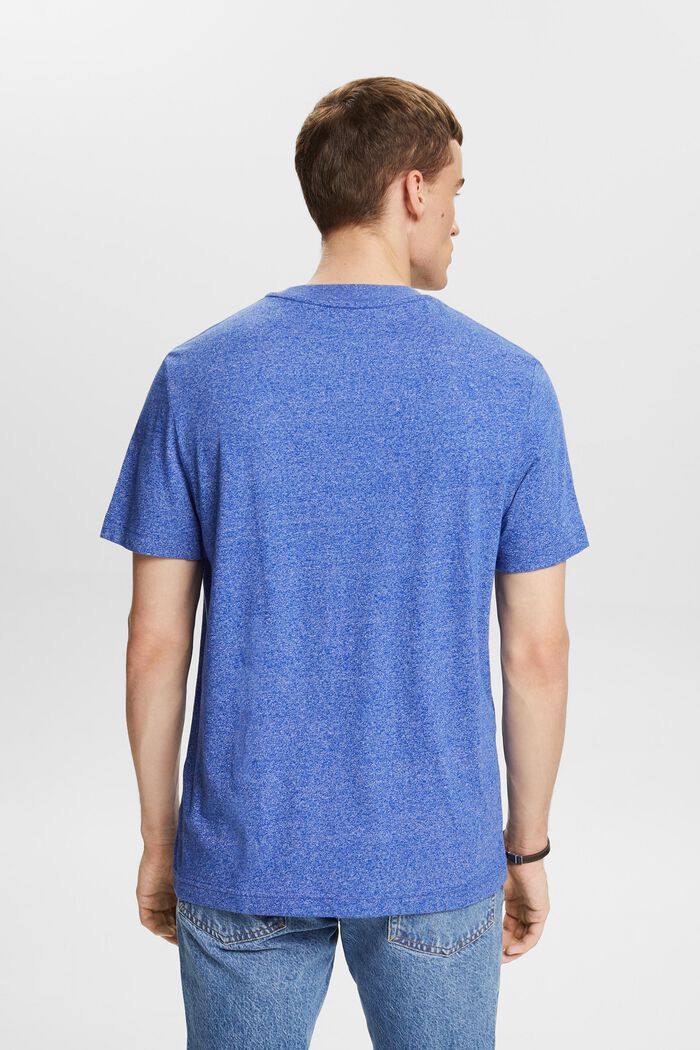Meleerattu T-paita, BRIGHT BLUE, detail image number 2