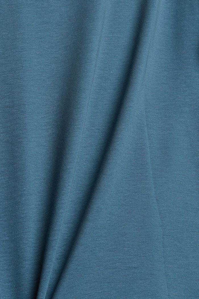 TENCELIÄ™: pitsikoristeinen pitkähihainen, PETROL BLUE, detail image number 4