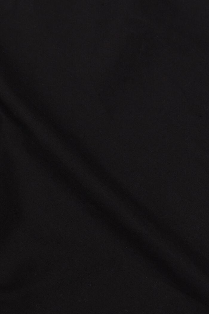 Vajaapituinen popliinipusero, BLACK, detail image number 5
