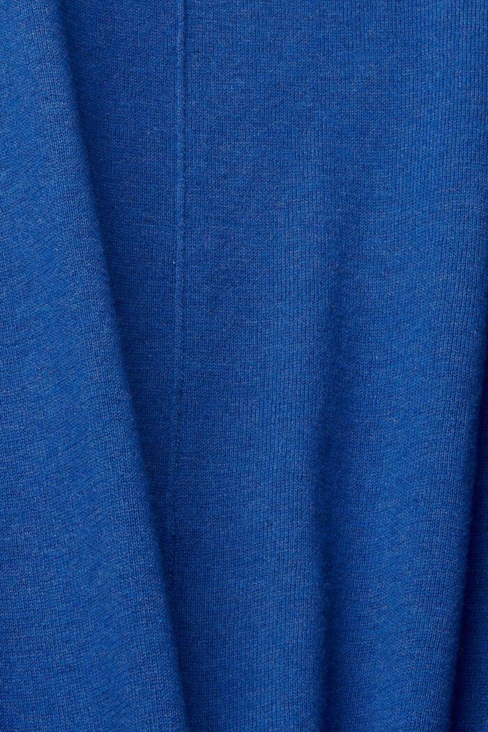 Avonainen neuletakki , BRIGHT BLUE, detail image number 4