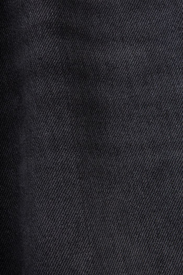 Retrotyyliset, suorat farkut, joissa korkea vyötärö, GREY DARK WASHED, detail image number 5
