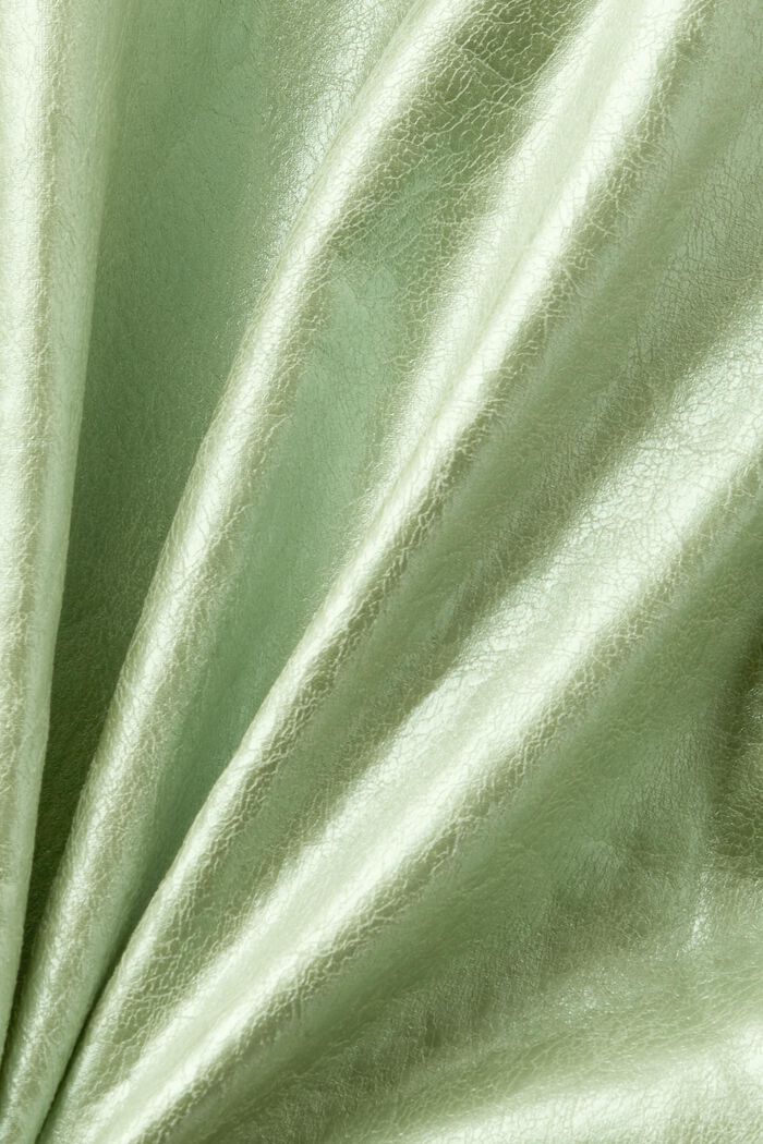 Paita pinnoitettua metallinhohtoista tekonahkaa, LIGHT AQUA GREEN, detail image number 5