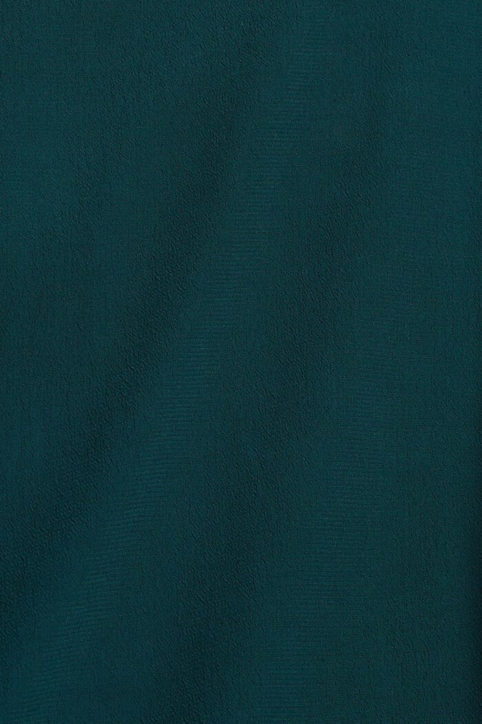 Rusettipusero, jossa LENZING™ ECOVERO™ -kuitua, DARK TEAL GREEN, detail image number 4