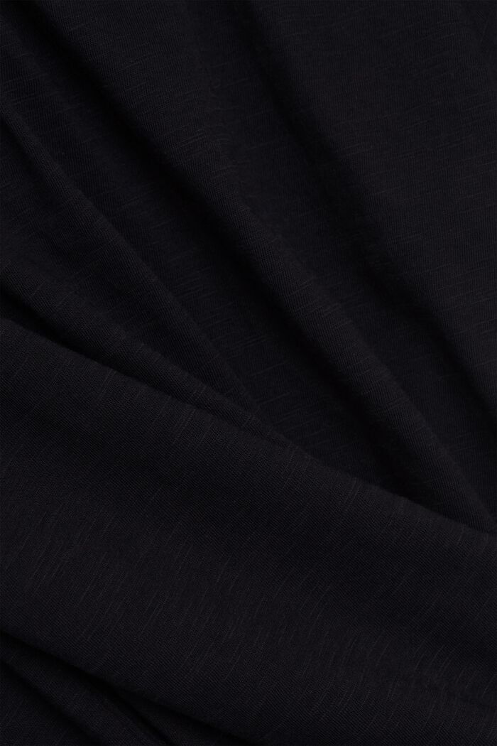 T-paita 100 % luomupuuvillaa, BLACK, detail image number 4