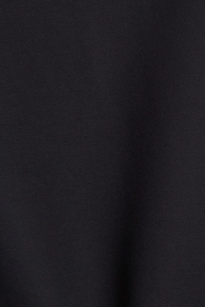 Minihame punto jerseytä, LENZING™ ECOVERO™, BLACK, detail image number 4
