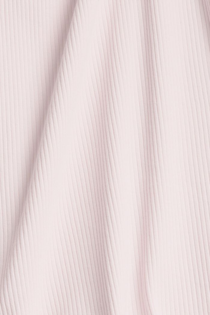 Lyhyt pyjama ribbijerseytä, PASTEL PINK, detail image number 4