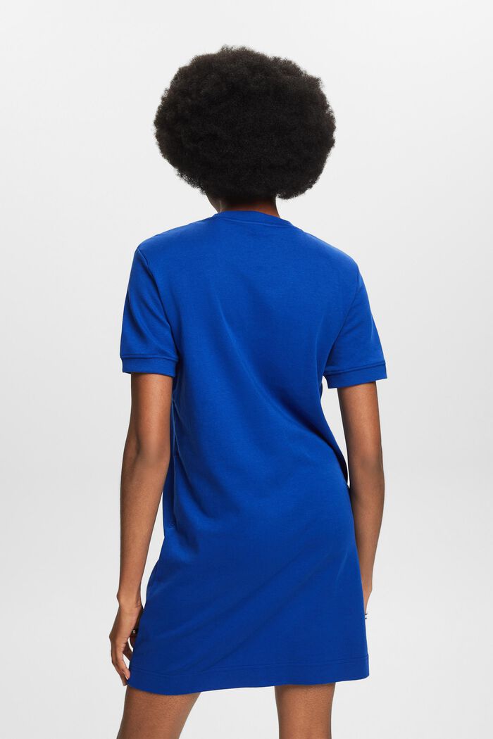 Puuvillainen T-paitamekko olkatoppauksin, BRIGHT BLUE, detail image number 2