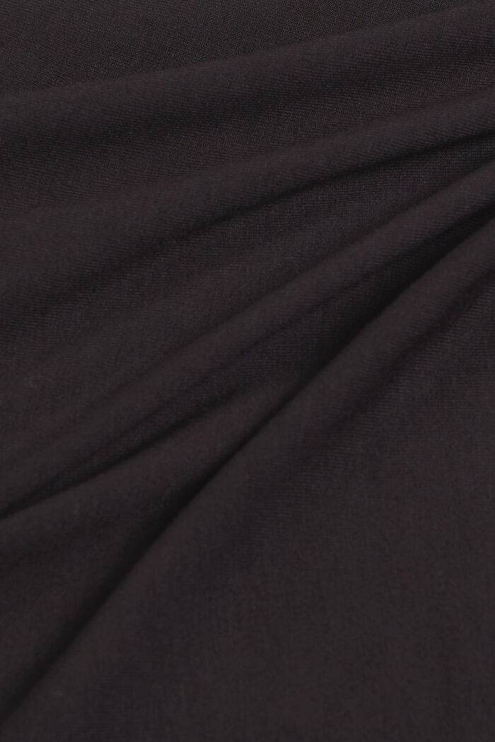 Pitsisomisteinen yöpaita, LENZING™ ECOVERO™, BLACK, detail image number 4