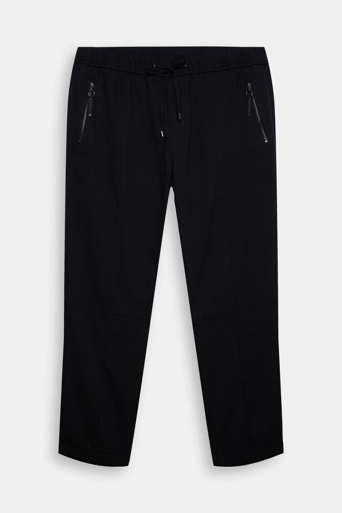 CURVY joggertyyliset housut, BLACK, detail image number 0