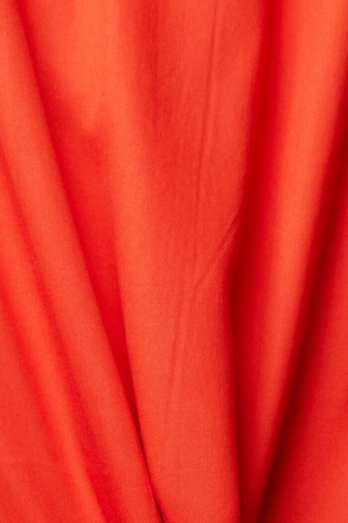 Kiristysnauhallinen mekko, TENCEL™, ORANGE RED, detail image number 1