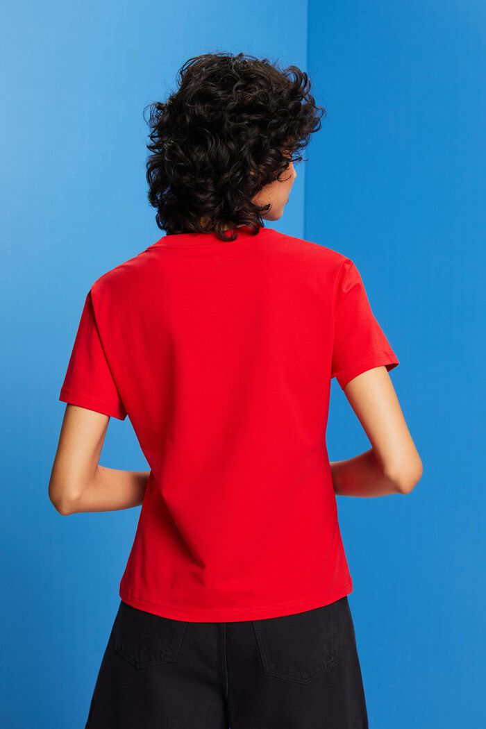 Logollinen T-paita, RED, detail image number 3
