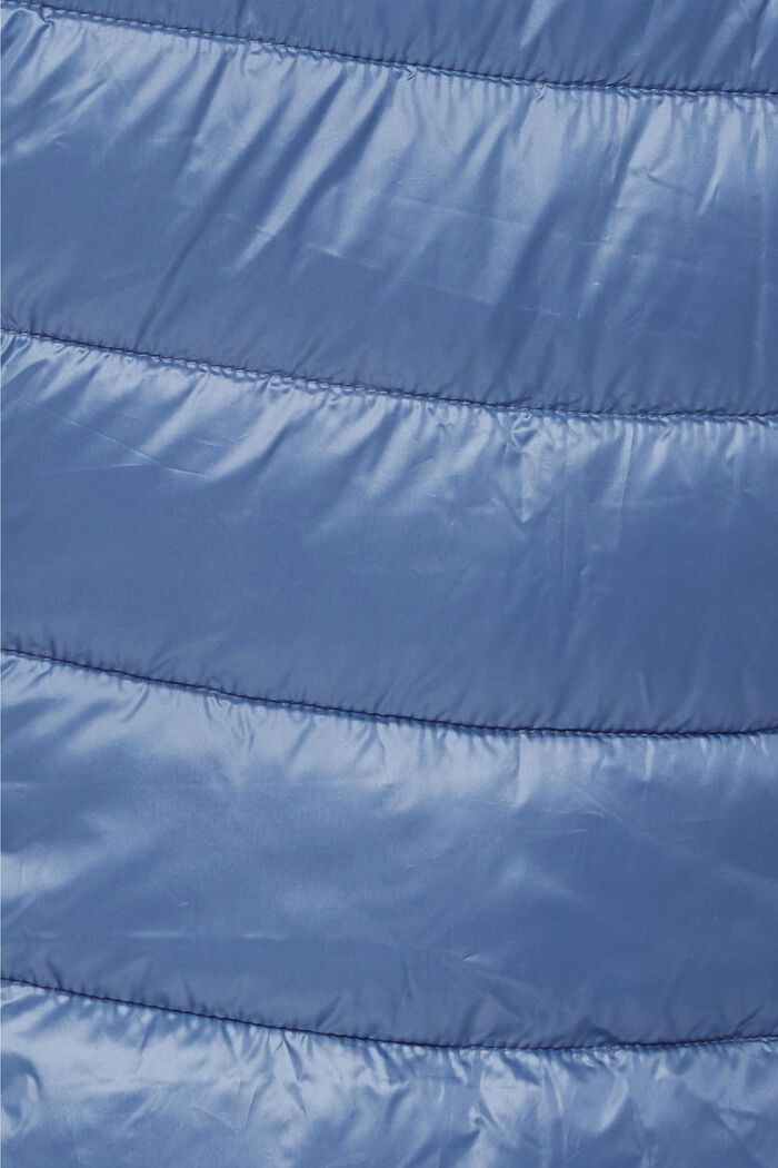 Kierrätettyä: Liivi, jossa irrotettava huppu, GREY BLUE, detail image number 4