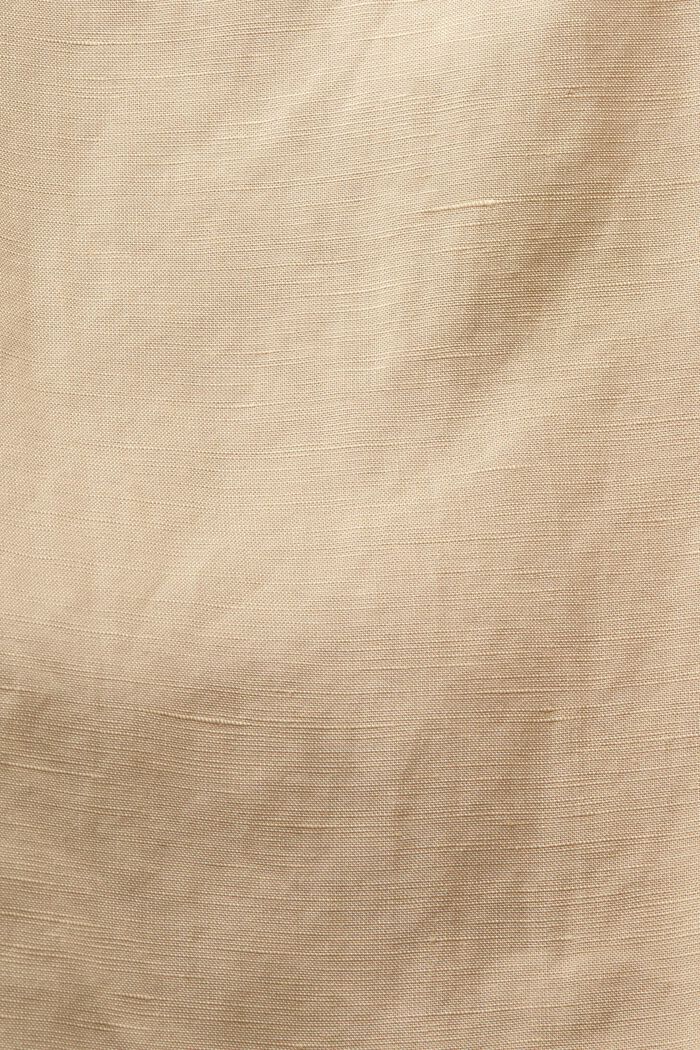 Vajaapituinen camisole-toppi pellavasekoitetta, SAND, detail image number 5