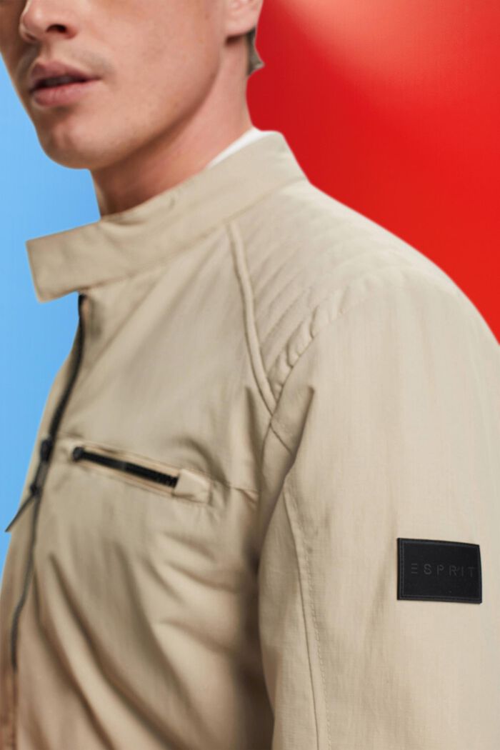 Vettähylkivä ripstop-takki, LIGHT BEIGE, detail image number 2