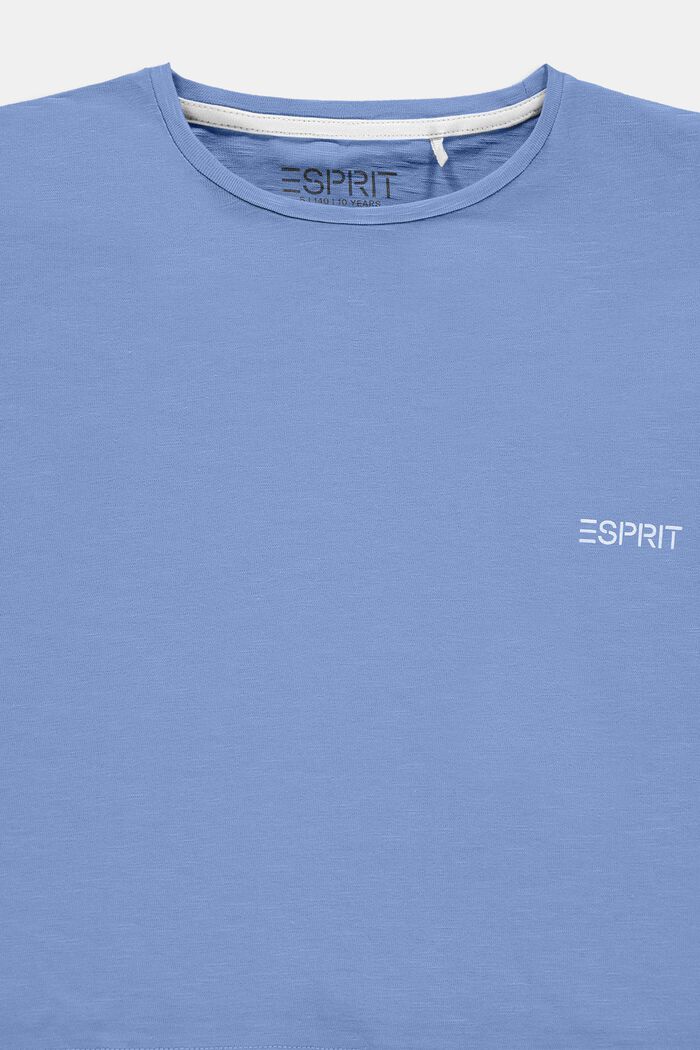 Laatikkomainen T-paita 100 % puuvillaa, LIGHT BLUE LAVENDER, detail image number 2