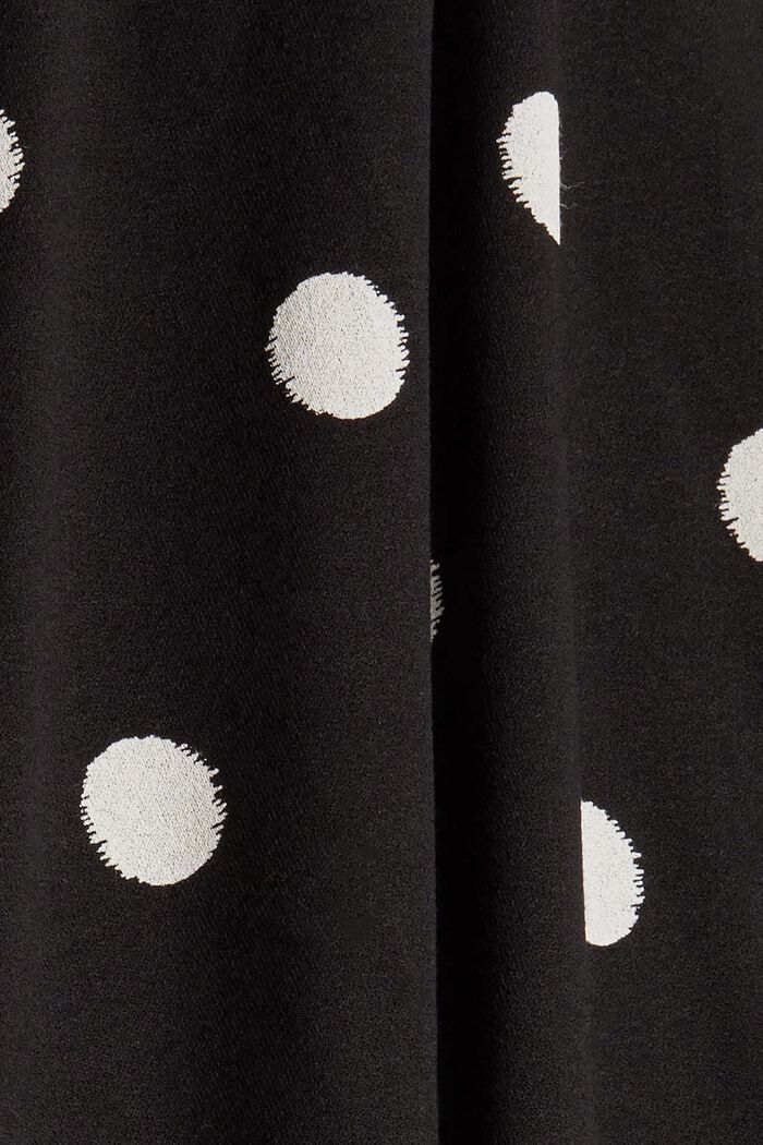 Röyhelöhelmainen mekko, LENZING™ ECOVERO™, NEW BLACK, detail image number 4