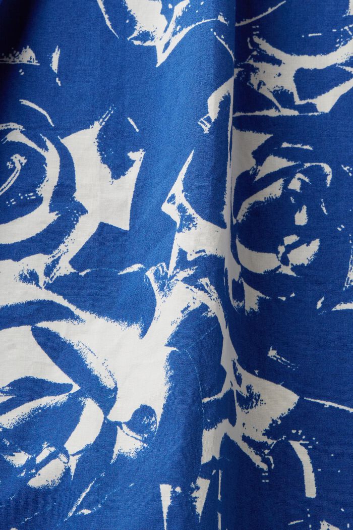 Painokuvioitu A-linjainen mekko, BRIGHT BLUE, detail image number 4