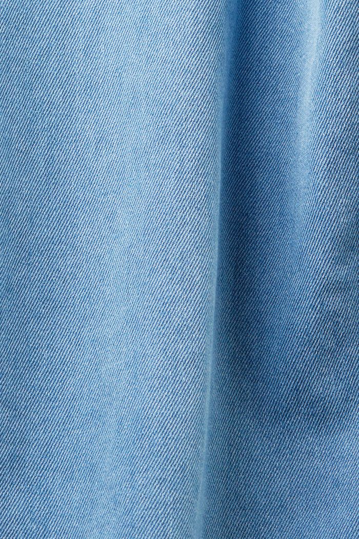 Läppätaskullinen farkkupaita, BLUE LIGHT WASHED, detail image number 6
