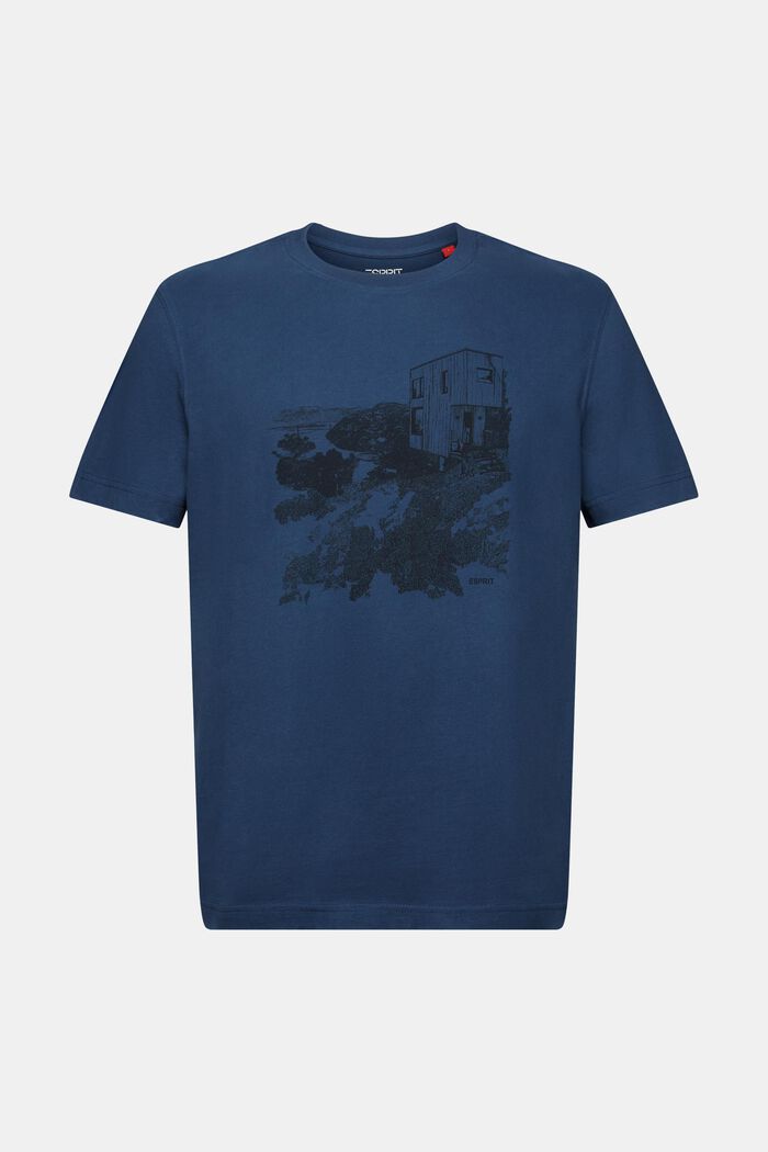 T-paita graafisella printillä, BLUE, detail image number 6