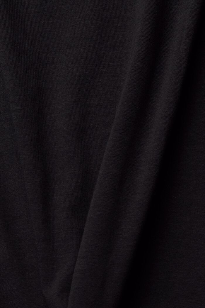 Poolokauluksellinen pitkähihainen pusero, BLACK, detail image number 1