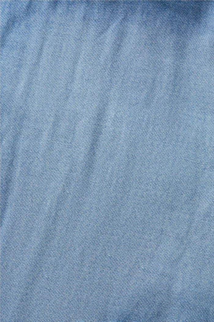 Jogger-tyyliset farkkushortsit, BLUE LIGHT WASHED, detail image number 6