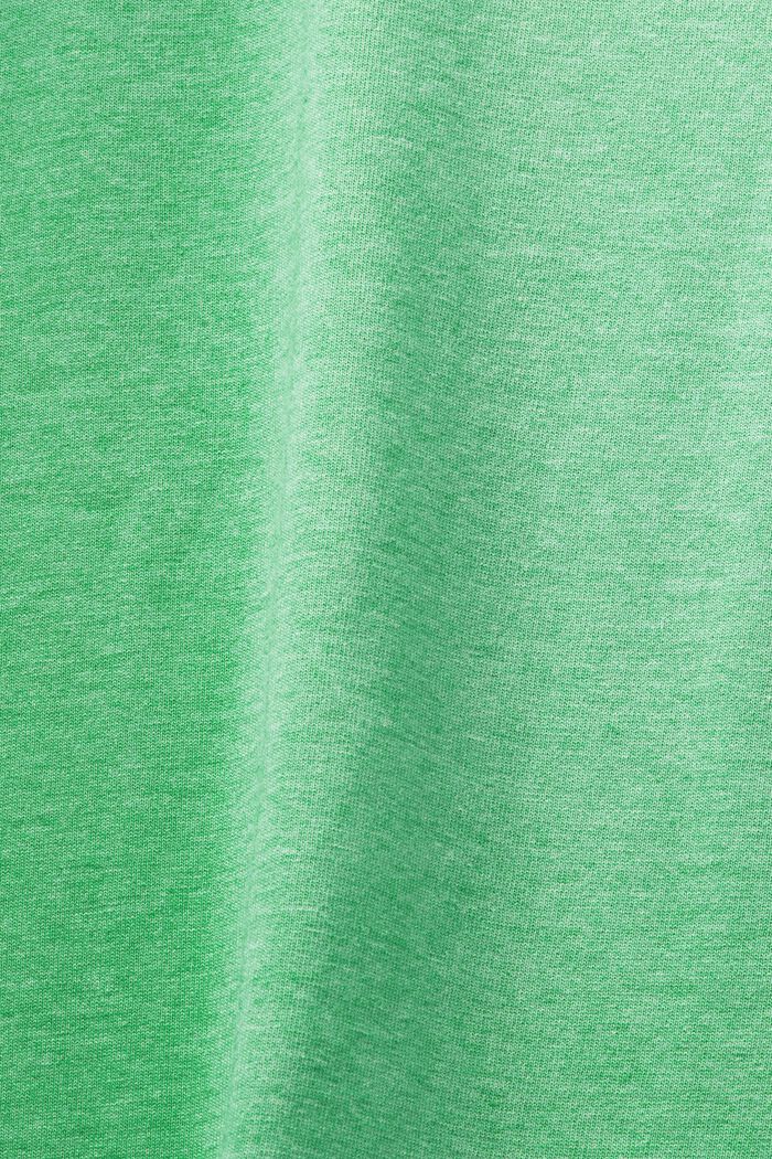 Meleerattu t-paita pyöreällä pääntiellä, CITRUS GREEN, detail image number 5