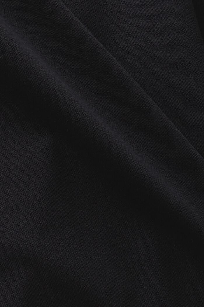 Logollinen unisex-t-paita puuvillajerseytä, BLACK, detail image number 6