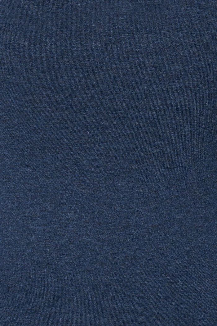 Pitkähihainen paita, jonka sivussa solmittava yksityiskohta, DARK BLUE, detail image number 5