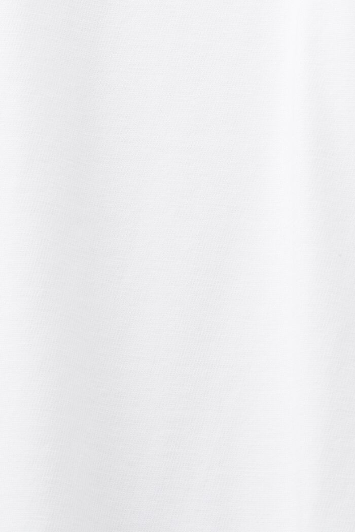 Painokuvioitu t-paita pimapuuvillaa, WHITE, detail image number 5